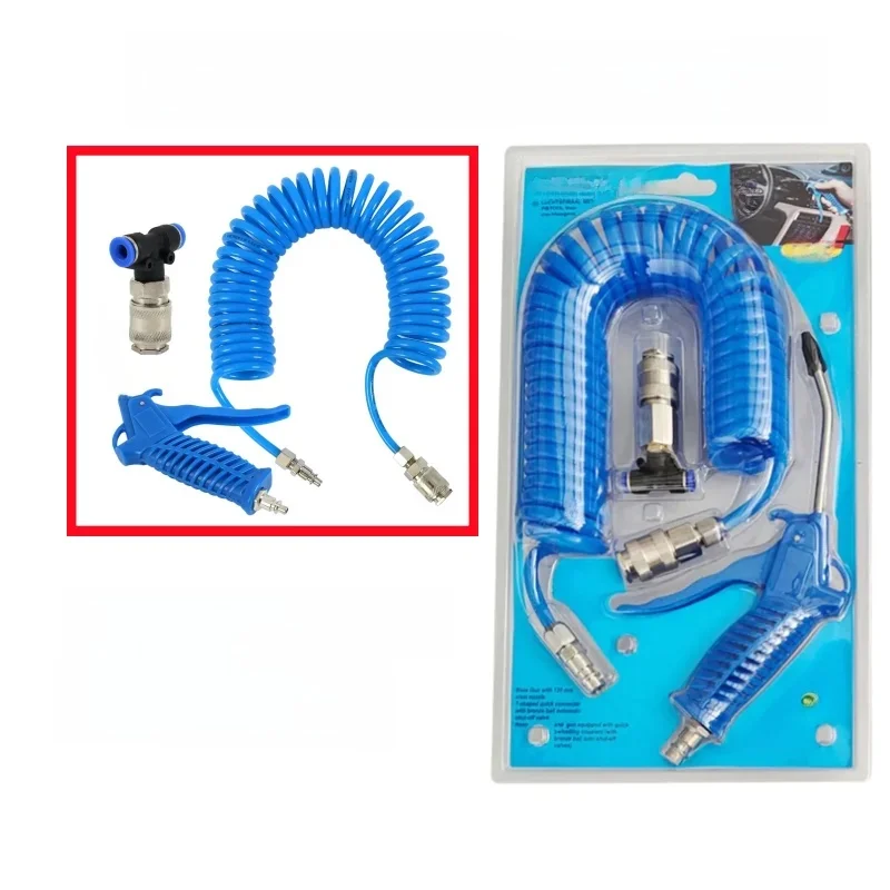 Pistolet à soufflage d'air, pistolet Airsoft, outil de nettoyage pneumatique à main, Port de pulvérisation de poussière, plumeau propre polyvalent