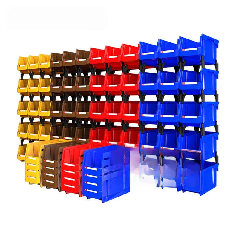 LEADLOONG V2 partie poubelle 12 pièces 8x5x4in/20*13*11cm articles divers boîte de rangement d'outils adapté au bureau et au rangement d'accessoires de voiture