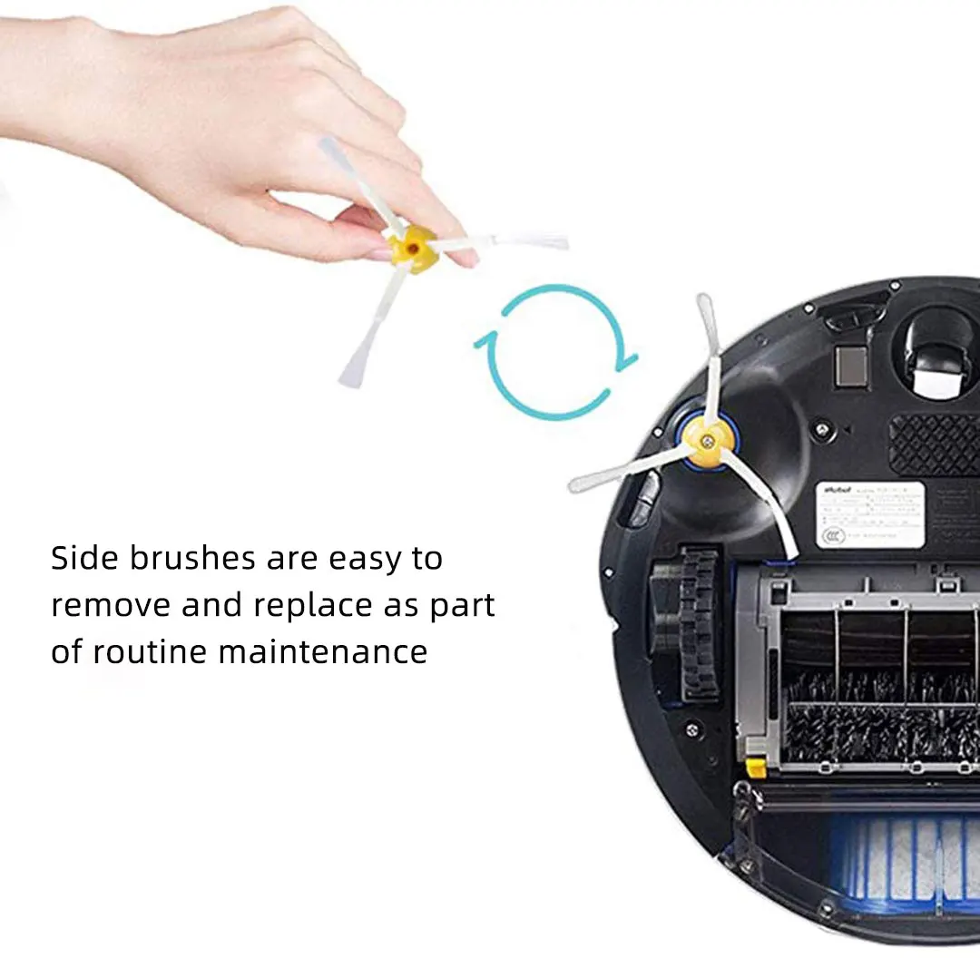 Для iRobot Roomba 600 серии 615 664 671 690 691 694 650 660 685 Робот-пылесос Основная щетка Боковая щетка Детали фильтра Hepa