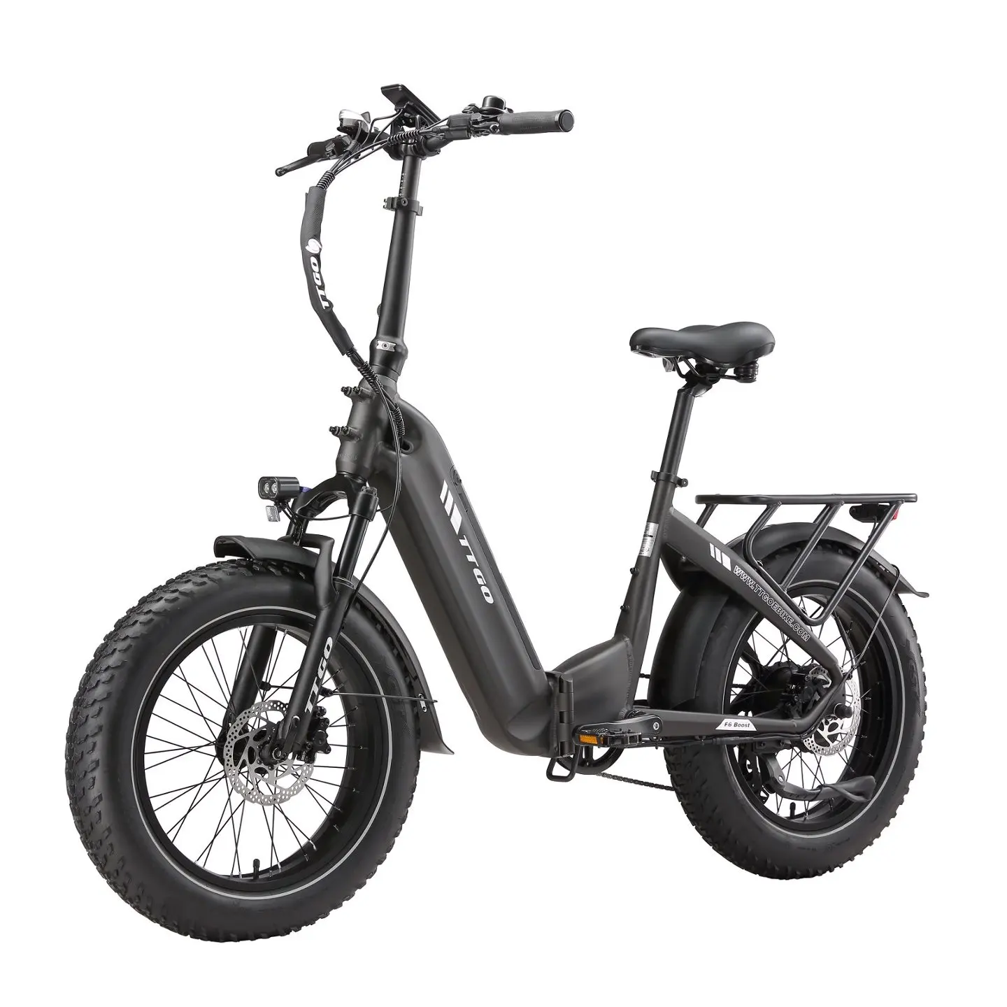 TTGO F6 Boost 20 "elektrische fiets voor volwassenen, 250W motor, 48V18Ah batterij, stads e-bike, 140 km bereik, elektrische fiets voor mannen en vrouwen, e-bike