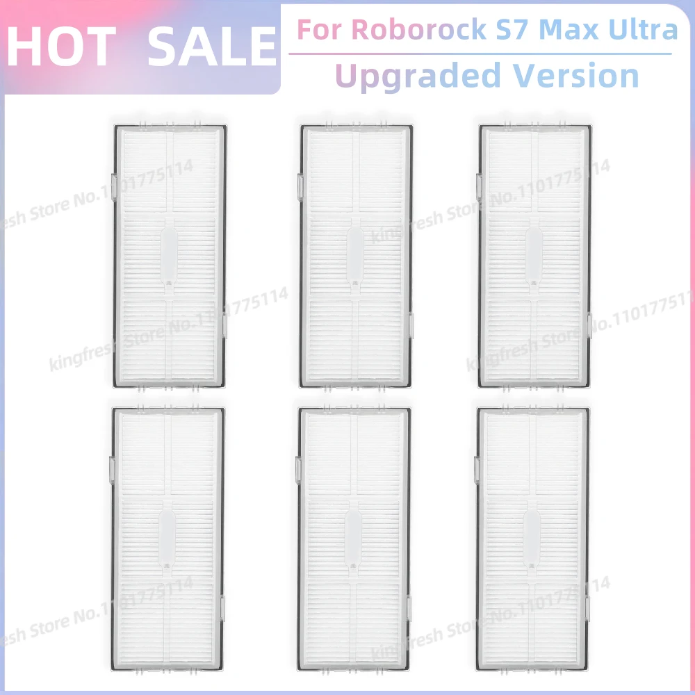 Passend für Roborock S7 Max Ultra Q100TSC Roboter Staubsauger-Teile Hauptwalze Seitenbürste HEPA-Filter Mopptuch Staubbeutel Ersatzteile Zubehör