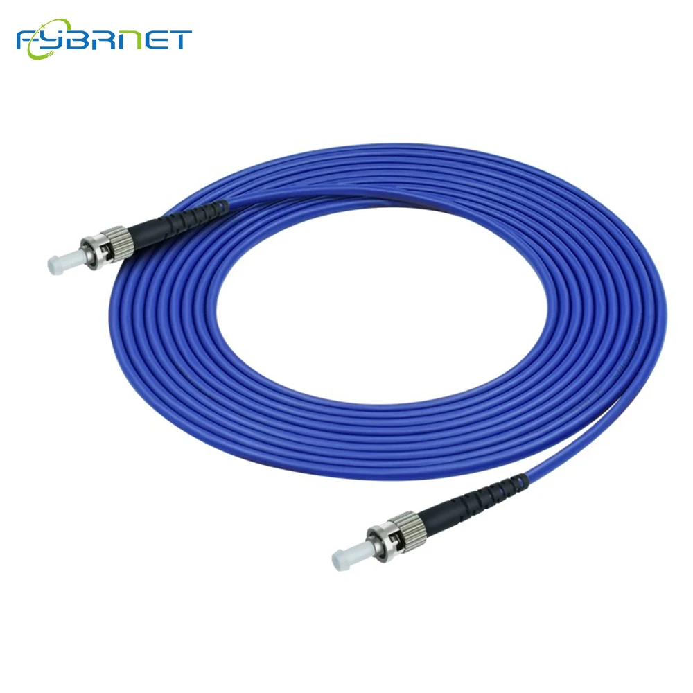 Armored 3.0mm Fiber Optic Patch Cable 1/2/3/5M Indoor G657A1 Simplex OS2 Single Mode ST UPC to ST UPC