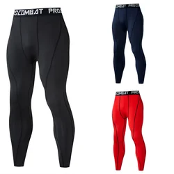 Men Compression Tight Leggings Running Sports Male Fitness Jogging Pants Quick Dry Trousers Workout Training Yoga Bottoms