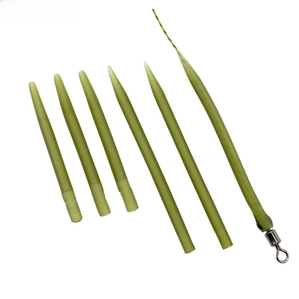 25 Pièces Manchons Anti-emmêlement pour Hameçons Terminal Matériel de pêche carpe AH007