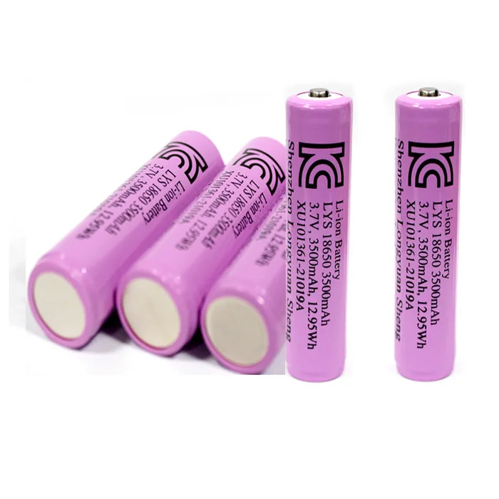 18650 battery protection circuit equipped with certification 3500mAh 1 PCs Li-ion battery