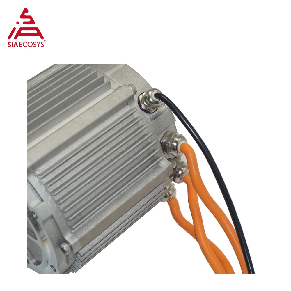 US Warehouse SiA138 60H 2500W Mid Drive Motor Peak 6000W 60N.m Torque with 428 14T Sprocket for Electric Scooter DIY Upgrade