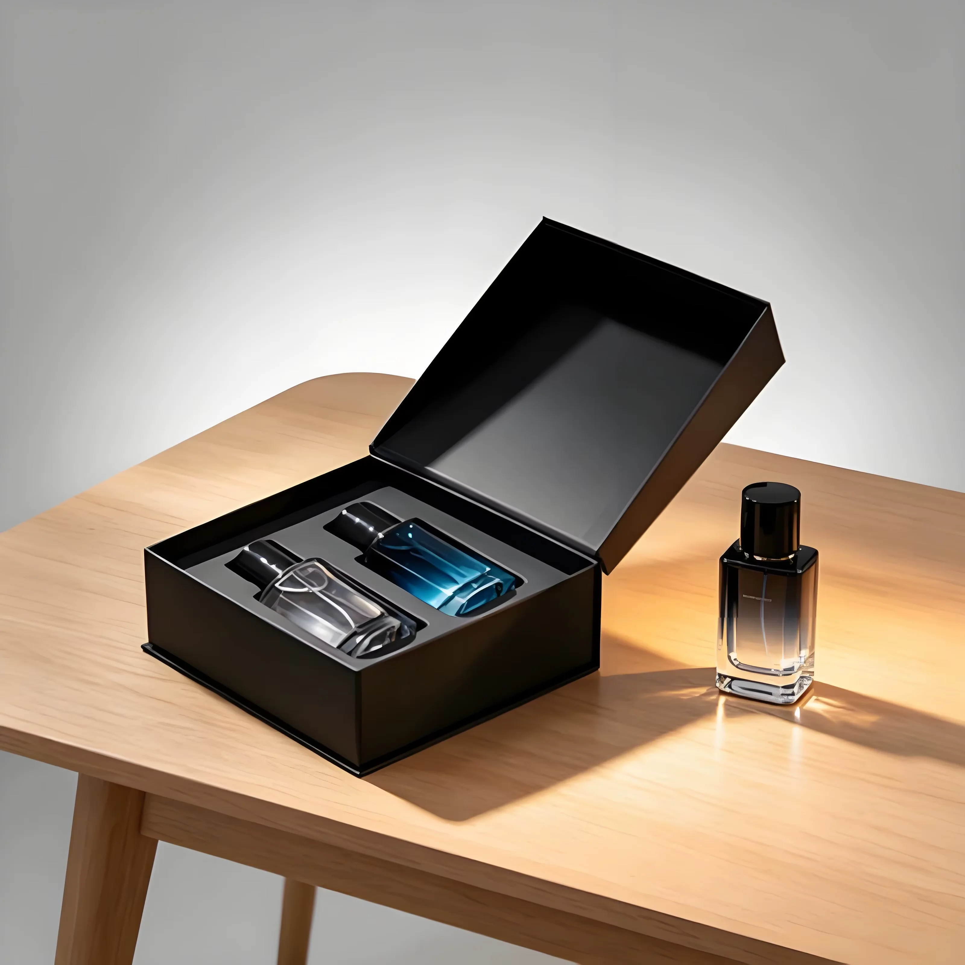 Luxury Starry Sky Gift Box Men's Eau De Toilette 2Pcs Blue Black Bottle Long Lasting Fragrance Man Perfume Present for Boyfriend Husband