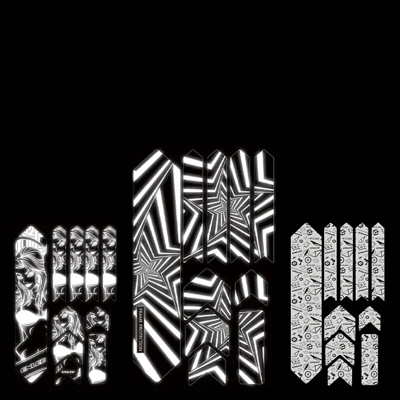 AliExpress enlee ENLEE Bike Frame Sticker Decal Reflective Stickers DIY Bike Frame Protection Tape Road Bicycle Frame Adhesive Guard Cover