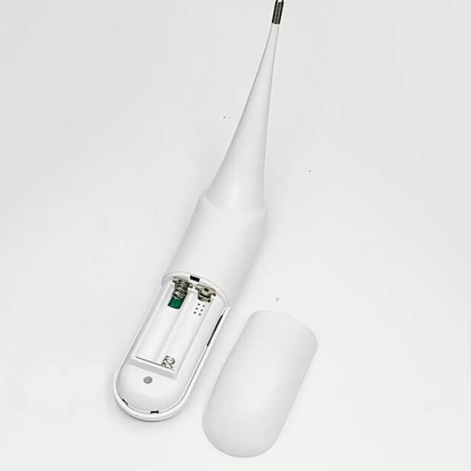 เทอร์โมมิเตอร์อิเล็กทรอนิกส์สำหรับสัตว์เลี้ยงแบบปลายโค้งงอได้ เทอร์โมมิเตอร์วัดไข้แบบดิจิตอลสำหรับสัตวแพทย์ พร้อมหน้าจอ LCD ที่ทนทาน สำหรับแกะ ม้า สุนัข แมว