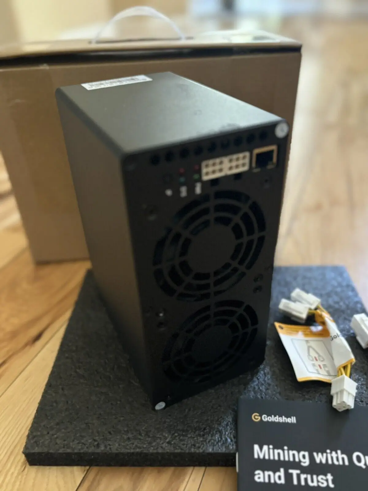 Новое предложение BAC, Золотая оболочка коробка AL 720G 360W, ALPH Miner Blake3 Alephium + PSU в наличии