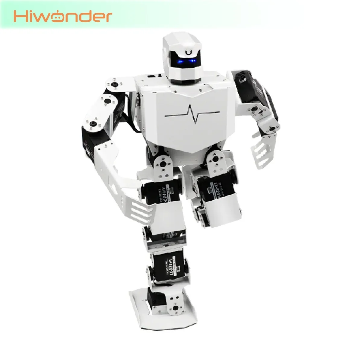 Hiwonder H5S 16DOF Humanoid Robot Singing & Dancing, Educational Programmable Bionic Robot Assembled