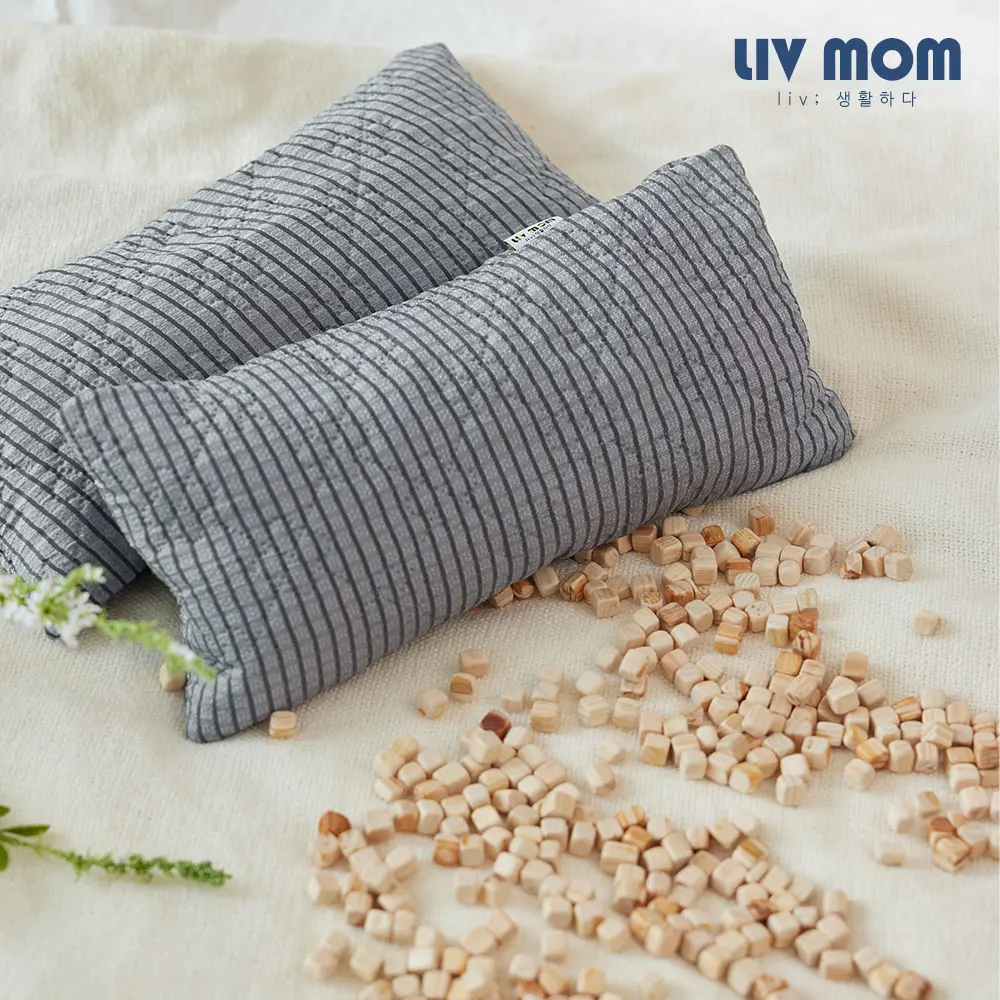 Livmom Livmom Scyback Cub Menschliches Kissen Scypress Cub 1 kg/Korea Livmom Zypressenbaumwürfel Kissen
