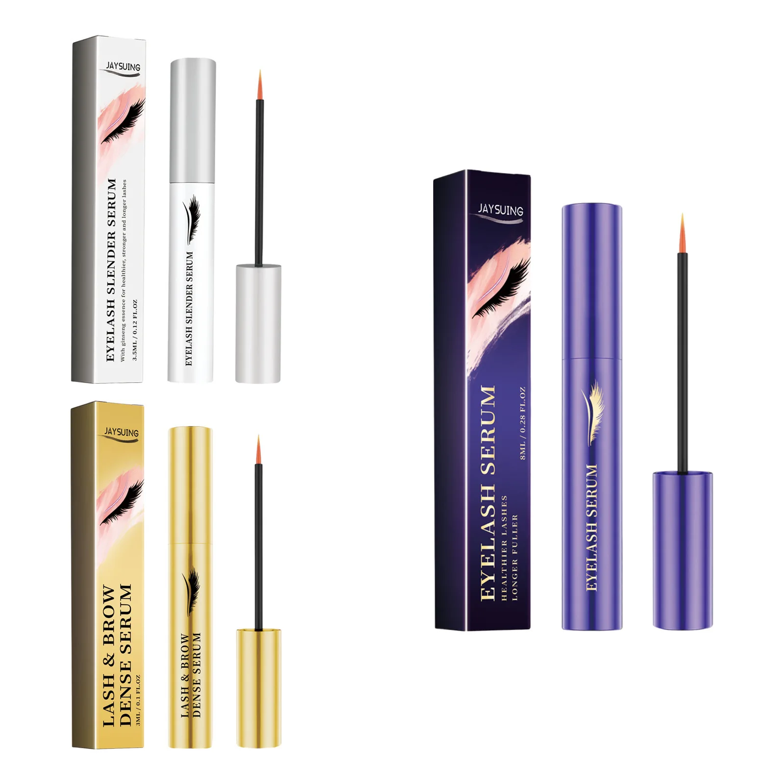 Curling Mascara Liquid Eyelash Eyebrow Natural Thick Slender Lenghtening Waterproof Lasting Non Smudging Silk Fiber Lash Mascara