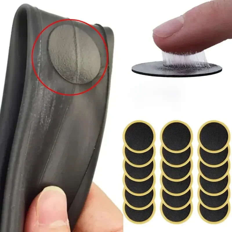 AliExpress 50/30/20/10PCS Bicycle Glue-free Tire Patches Tool Quick Repairing Tyre Protection Patch Adhesive Quick Drying Bike Accessories