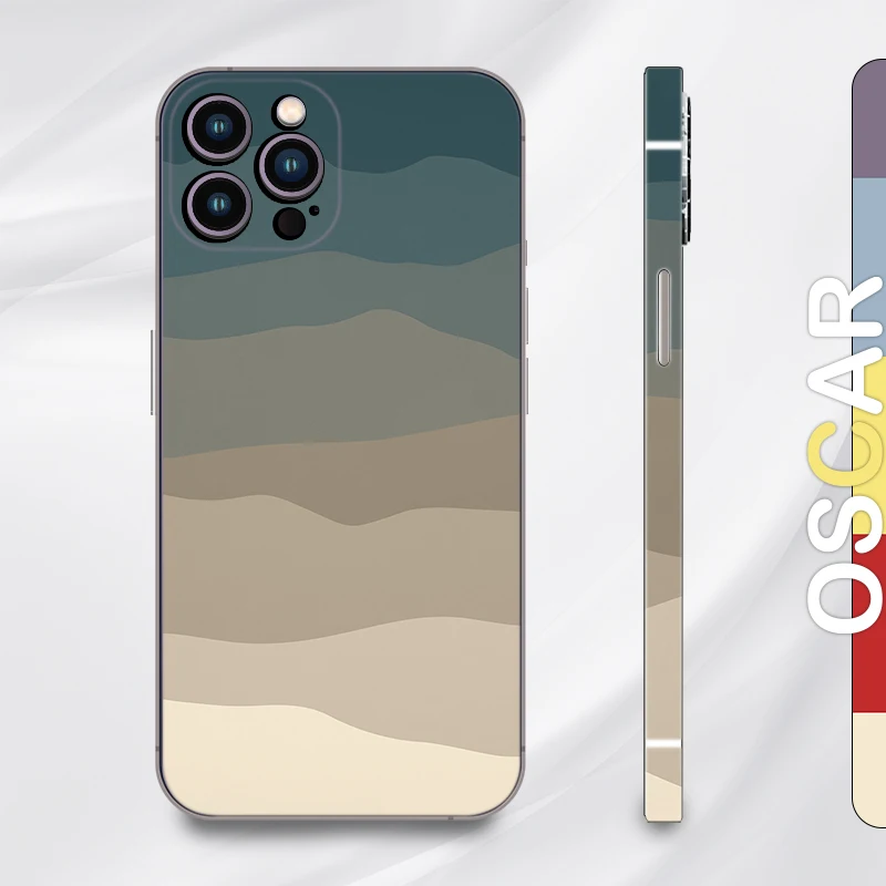 

100pcs Take Your Device to New Heights, Cedar Mountains Premium Full Wrap Skin for iPhone 14 Series - X Series
