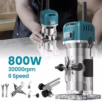 6 Speed 800W Electric triming Machine 30000rpm woodwork aggravating Hand Wood Edge Router Trimmer Home DIY Power oils