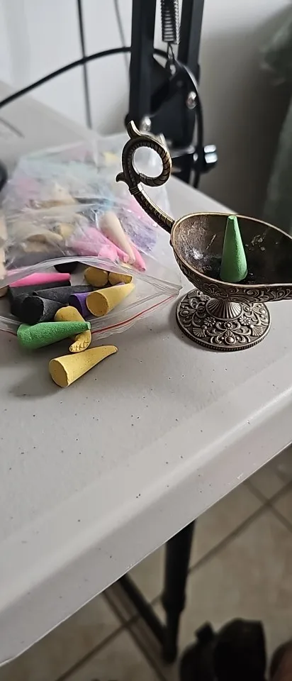 Mixed Natural Reflux Tower Incense Cone Rose Lavender Aromatherapy for Smoke Odor Remover Anxiety Relief Meditation Fragrance photo review