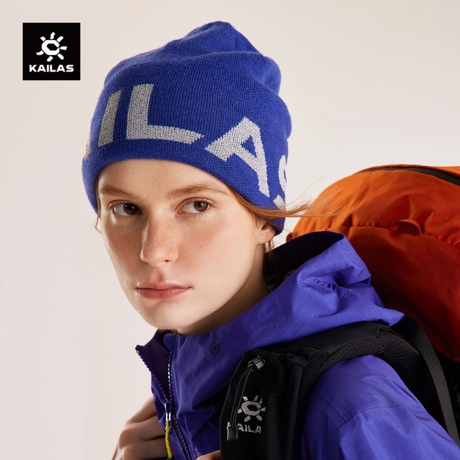 KAILAS New Unisex Warm Knit Hat Fall Winter Moisture Wicking Warm Mountaineering Camping Hiking Caps KF2537504