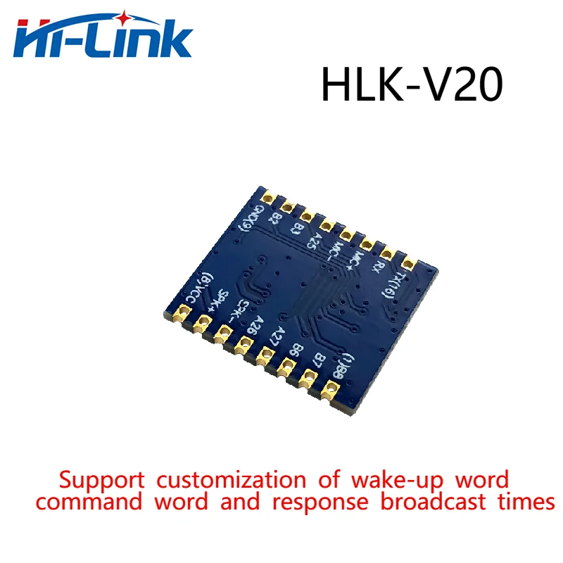 Free Shipping HLK-V20 Support 150 Chinese OR  English local offline instruction recognition Speech recognition chip voice module