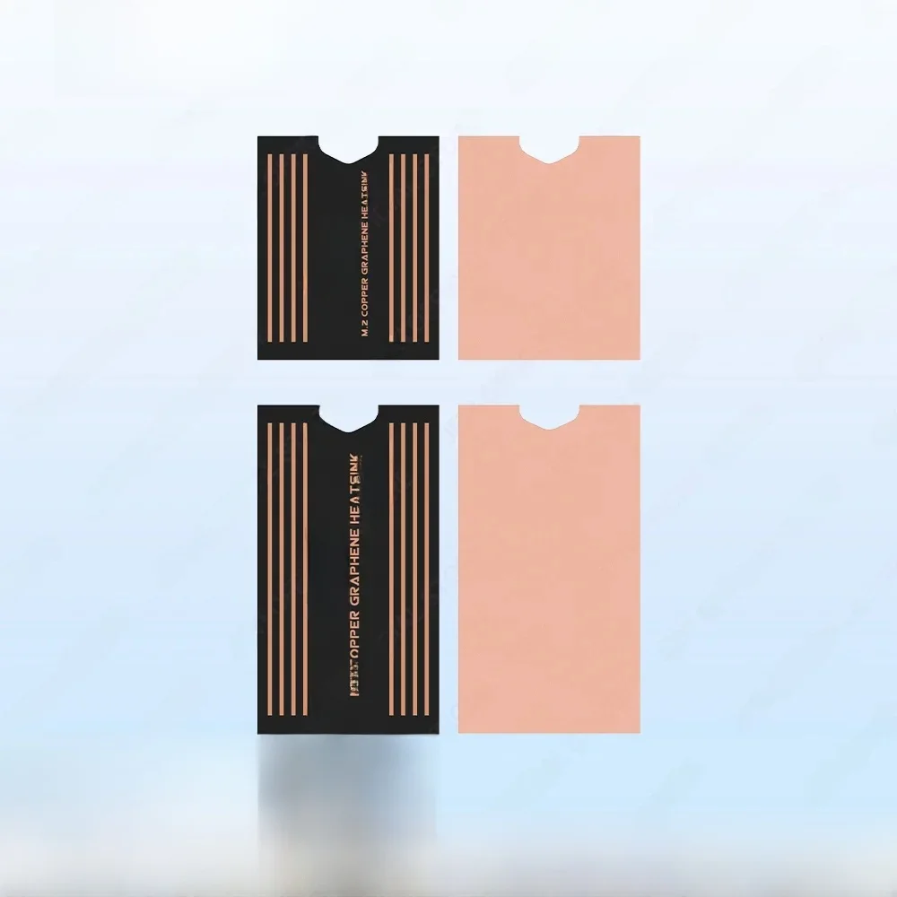 JEYI Graphene 2280 2242 2230 M.2 SSD Heatsink, Dual-Layer Graphene Heat sink and Copper Foil Design Cooler Radiator for Laptop