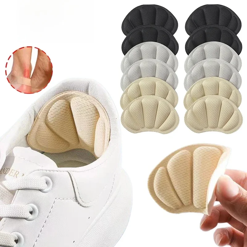 4 pièces Patchs adhésifs pour talons, coussinets anti-douleur épaissis, protecteurs de pieds pour chaussures de sport