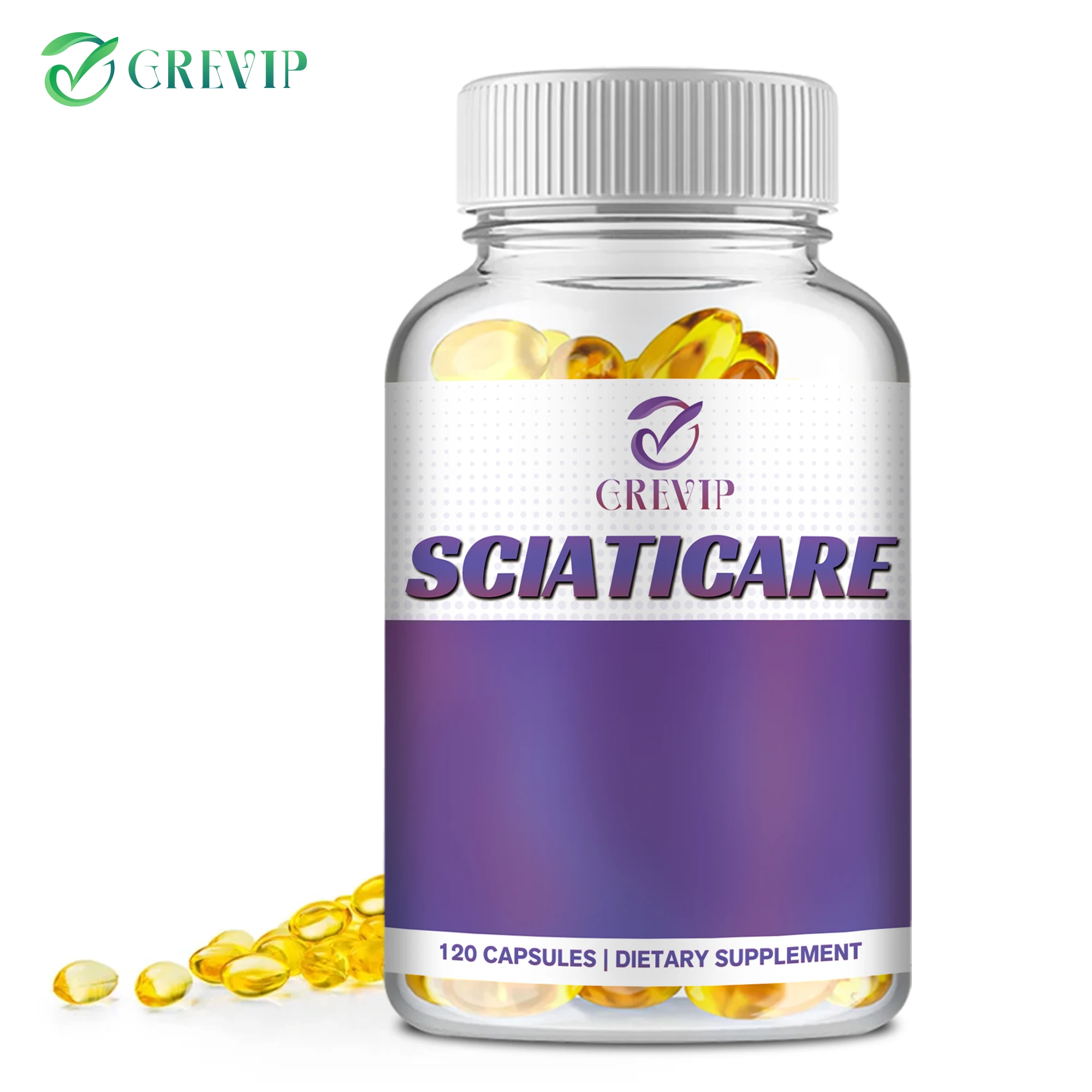 Sciaticare - with R-Alpha Lipoic Acid, Magnesium, Acetyl L-Carnitine HCL, Benfotiamine, Ginger Root- 120 Capsules