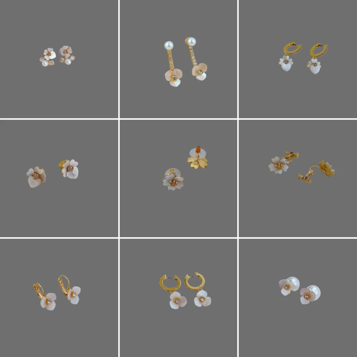

Kate Style Shell Nature Pearl Stud Earrings For Women With Card Fine Jewelry Birthday Christmas Gift