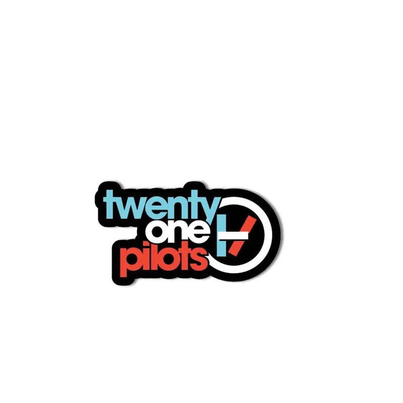 Band Wenty one pilots Pin Brooches Accessories Acrylic Band Wenty one pilots Backpack Badge Jewelry For Fans Gifts