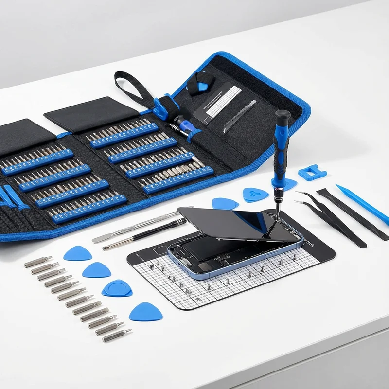 

142 in 1 Screwdriver Set Universal With 120 Bits Magnetic Repair Hand Took Kits for iPhone Macbook Computer Laptop Repair