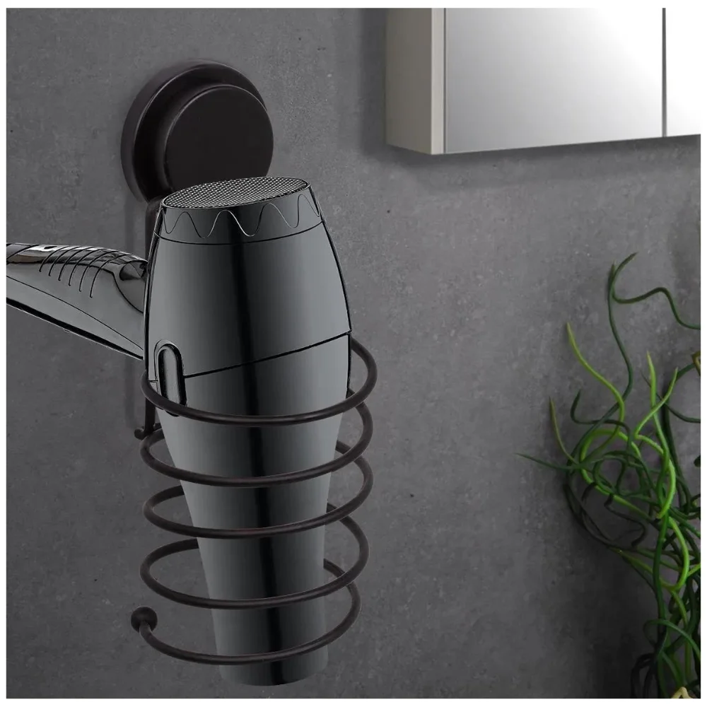 Magic Sticky Black Hair Vacuum Hanger Bathroom Wall Home Accessories Small Appliances Dowry Souvenirs Dryer Hanger Vacuum Hair