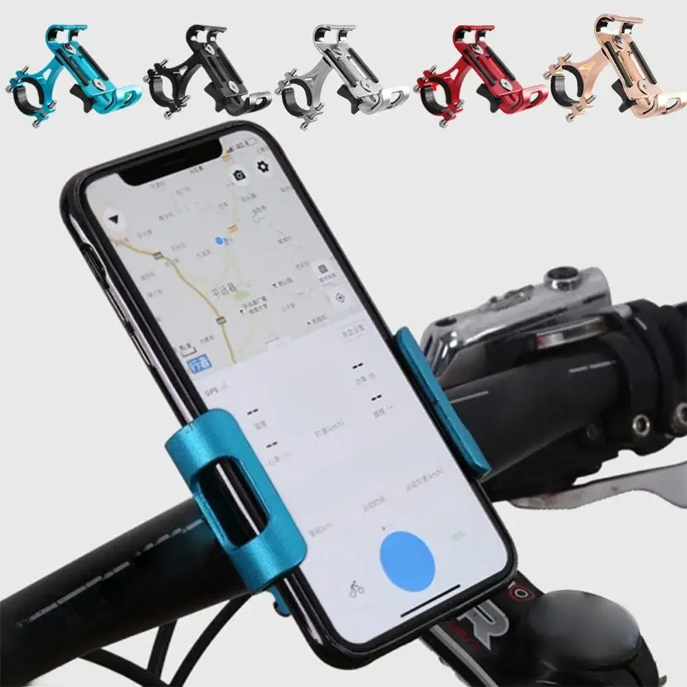 AliExpress none 360° Aluminum Bike Phone Holder Bike Motorcycle Stand Bicycle Cell Phone Holder Handlebar Mount Cell Smart Phone Stand Accessory