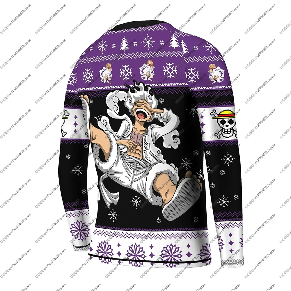 الشتاء قطعة واحدة لوفي جير الخامس الاطفال طفح الحرس البلوز عادية تي شيرت جيرسي البرازيلي جيو جيتسو أنيمي اللياقة البدنية الصالة الرياضية