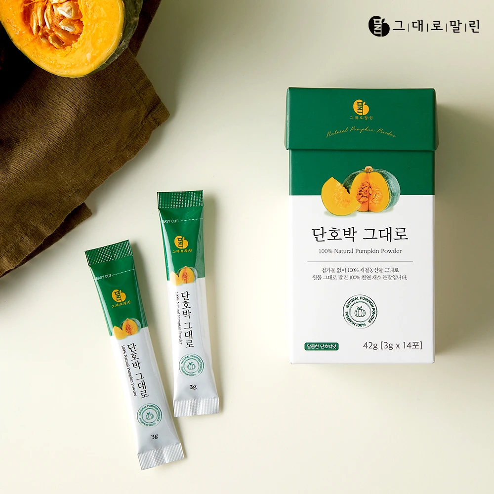 그대로말린 100% 국내산 단호박그대로 건강차 호박차 호박티 추천 6박스(84포)