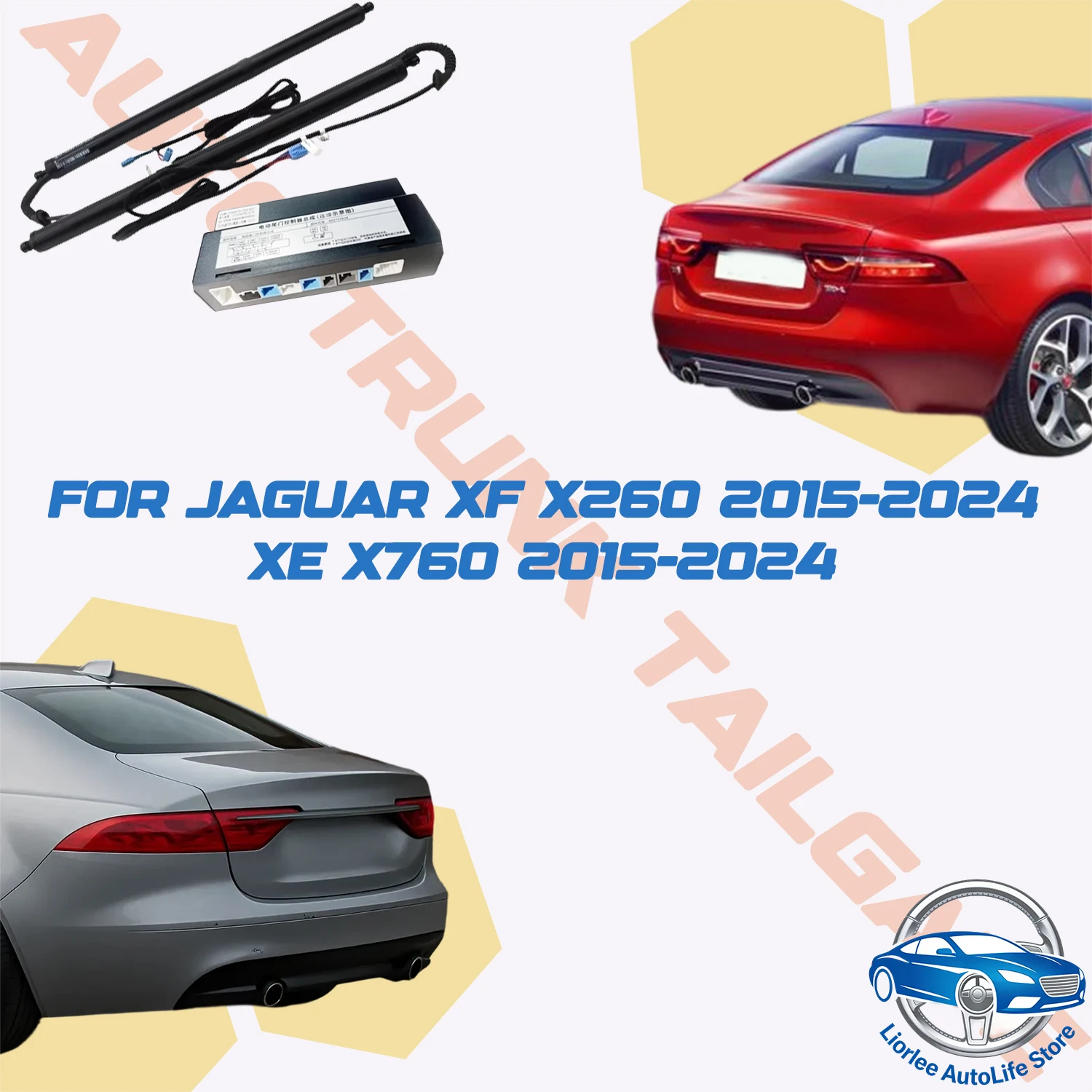 For Jaguar XF X260/XE X760 2015-2024 Car Power Trunk Lift Electric Hatch Tailgate Tail Gate Strut Auto Rear Door Actuator