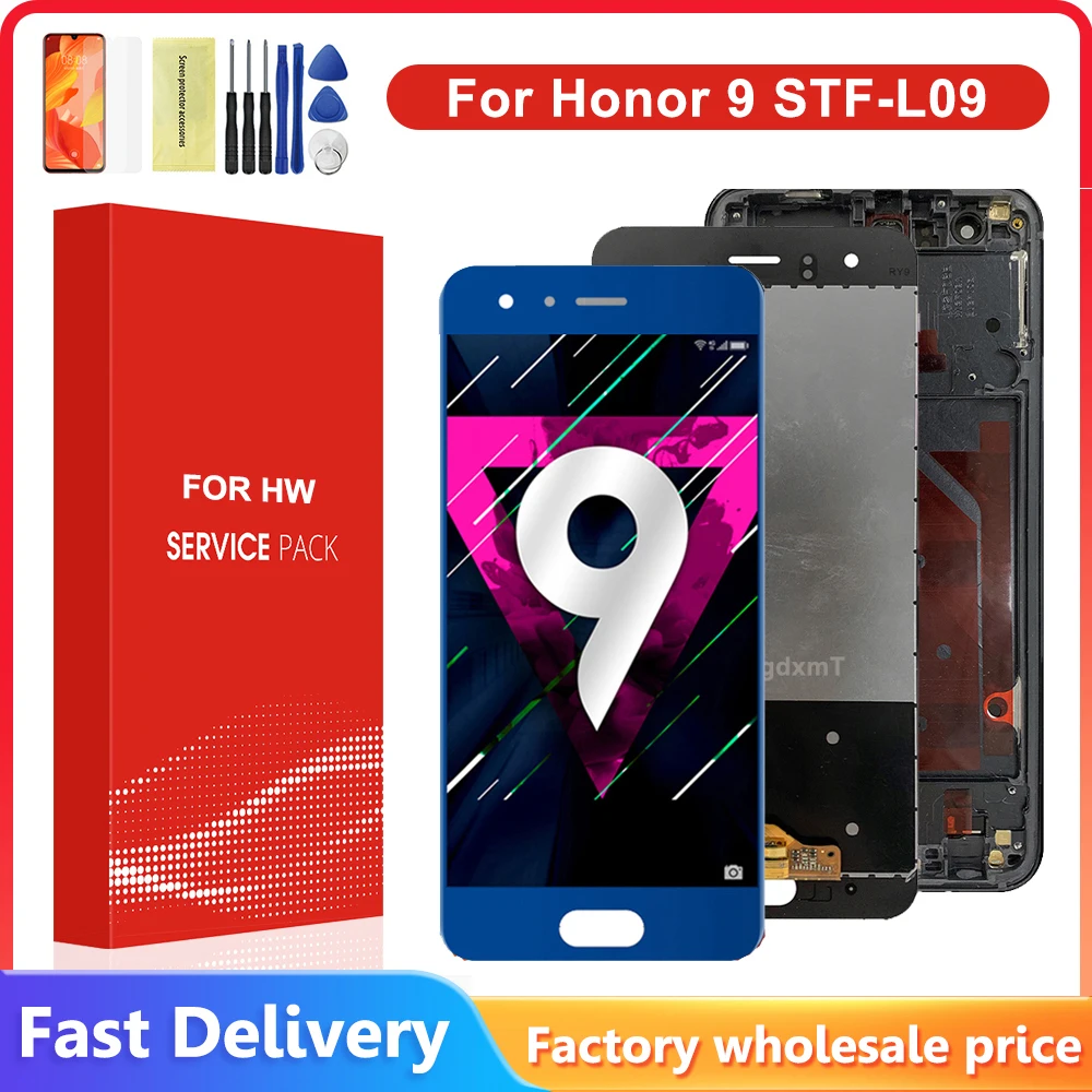 5.15\'\' Display For Honor 9 LCD Display Touch Screen Digitizer Assembly For Honor 9 STF-L09 display screen