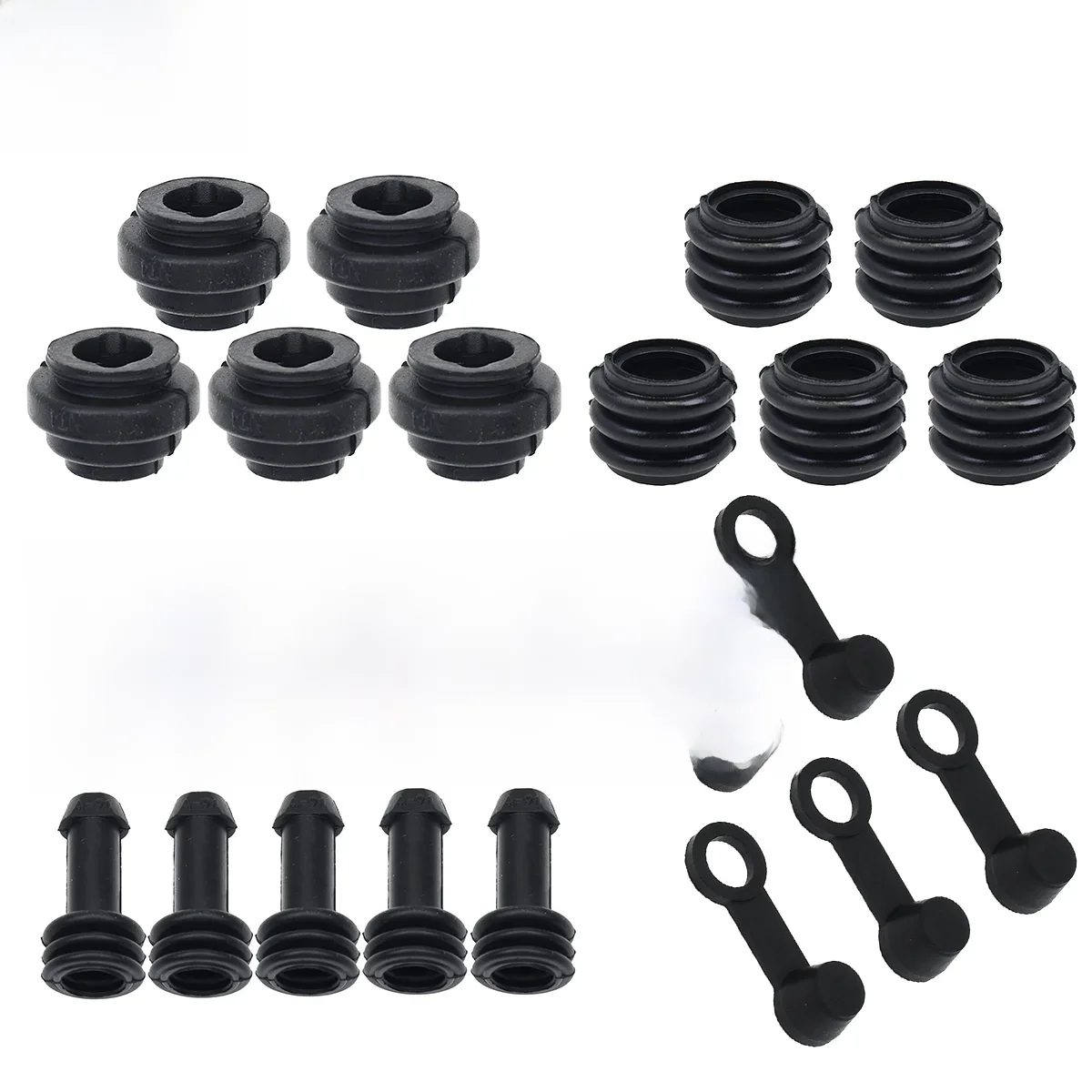 AliExpress LFMT 10/5 sets Brake Upper Lower Pump Caliper Shock Absorber Sleeve Dust Cover Rubber Disc Waterproof Cap for Motorcycle Scooter Bike
