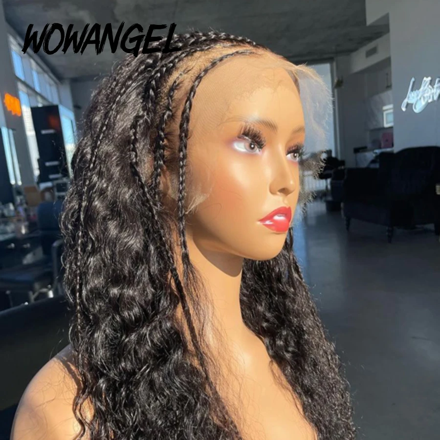250% Full Lace Frontal Human Hair Wigs 13x6 HD Frontal Wigs Deep Part Water Wave Wigs HD Lace Wig Curly Wig Melt Skins For Woman