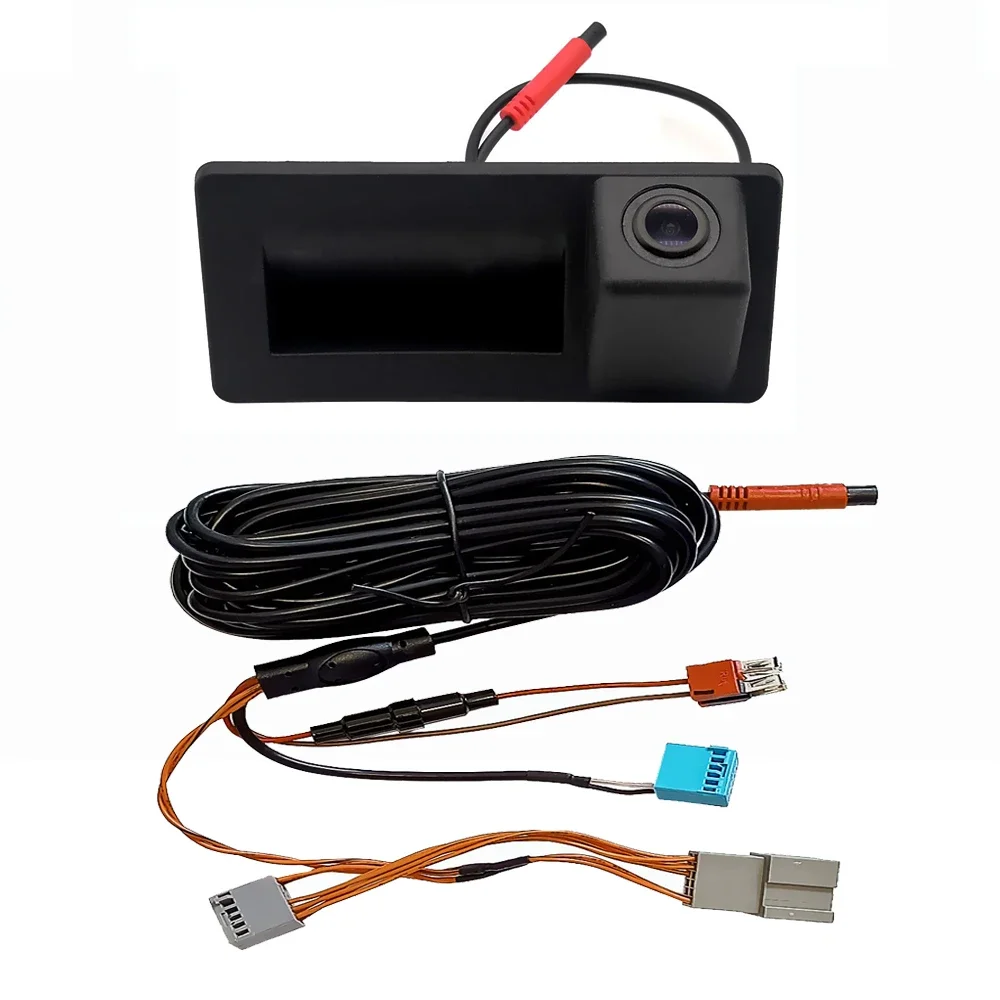 RCD330 MQB PQ MIB Do Audi A3 S3 A4L A5 Q2 Q3 Q5 Q7/VW Tiguan Touran Passat Klamka bagażnika samochodowego Widok z tyłu Kamera dynamiczna trajektorii — 2