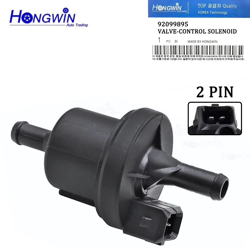 Oryginalny nr: 92099895   Zawór elektromagnetyczny zbiornika i złącze do Chevrolet Aveo Matiz Epica Daewoo Buick Opel 96408211 93305381 96387487