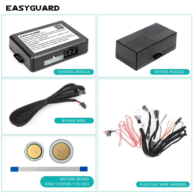 EASYGUARD Plug Play factory key remote starter for BMW 2010-2018 F20/F21, 2011-2018 3/M3/3GT F30/F31/F34/F35/F80