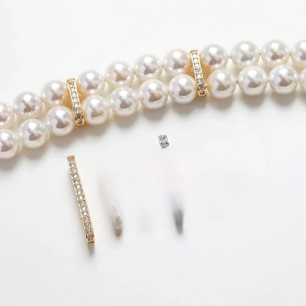 Connecteurs de chaîne de perles, 2 pièces, Fixation pour la fabrication de bijoux, résultats de colliers, bricolage, accessoires en laiton plaqué or 14 carats faits à la main