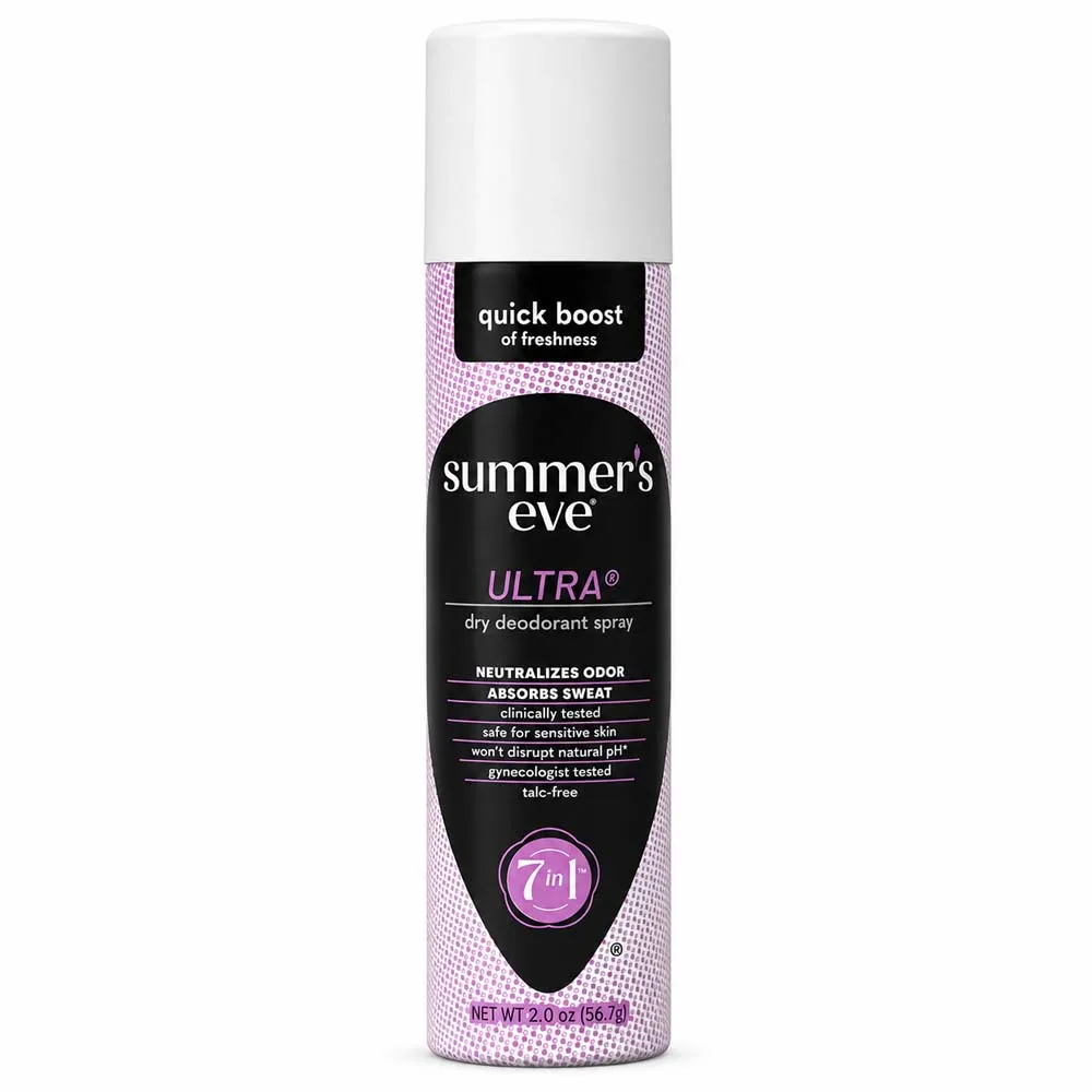 Summer's Eve Ultra Dry Deodorant Spray 2oz / 56.7g