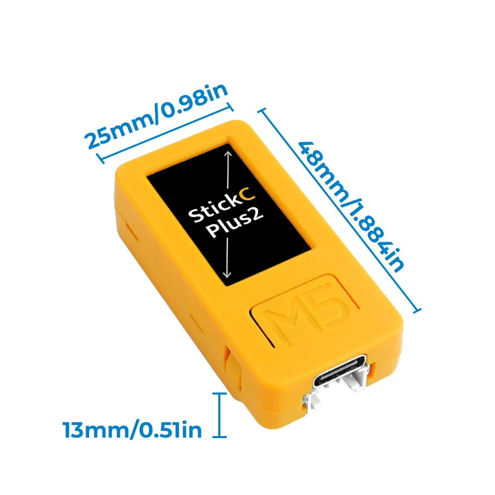 M5Stack الرسمية M5StickC PLUS2 ESP32 Mini IoT Development Kit 1.14 بوصة TFT Screen IoT Controller لـ UIFlow