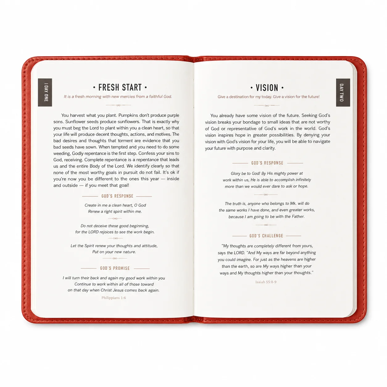 Chrześcijański dziennik modlit – Journal Leather Hardcover recenzja i cena