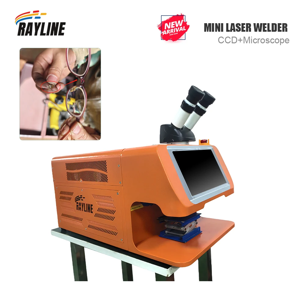 200W Jewelry Laser Spot Welding Machine YAG Laser Welder for Gold Silver Jewelry Repair Ring Necklace Bracelet Welding Equipment