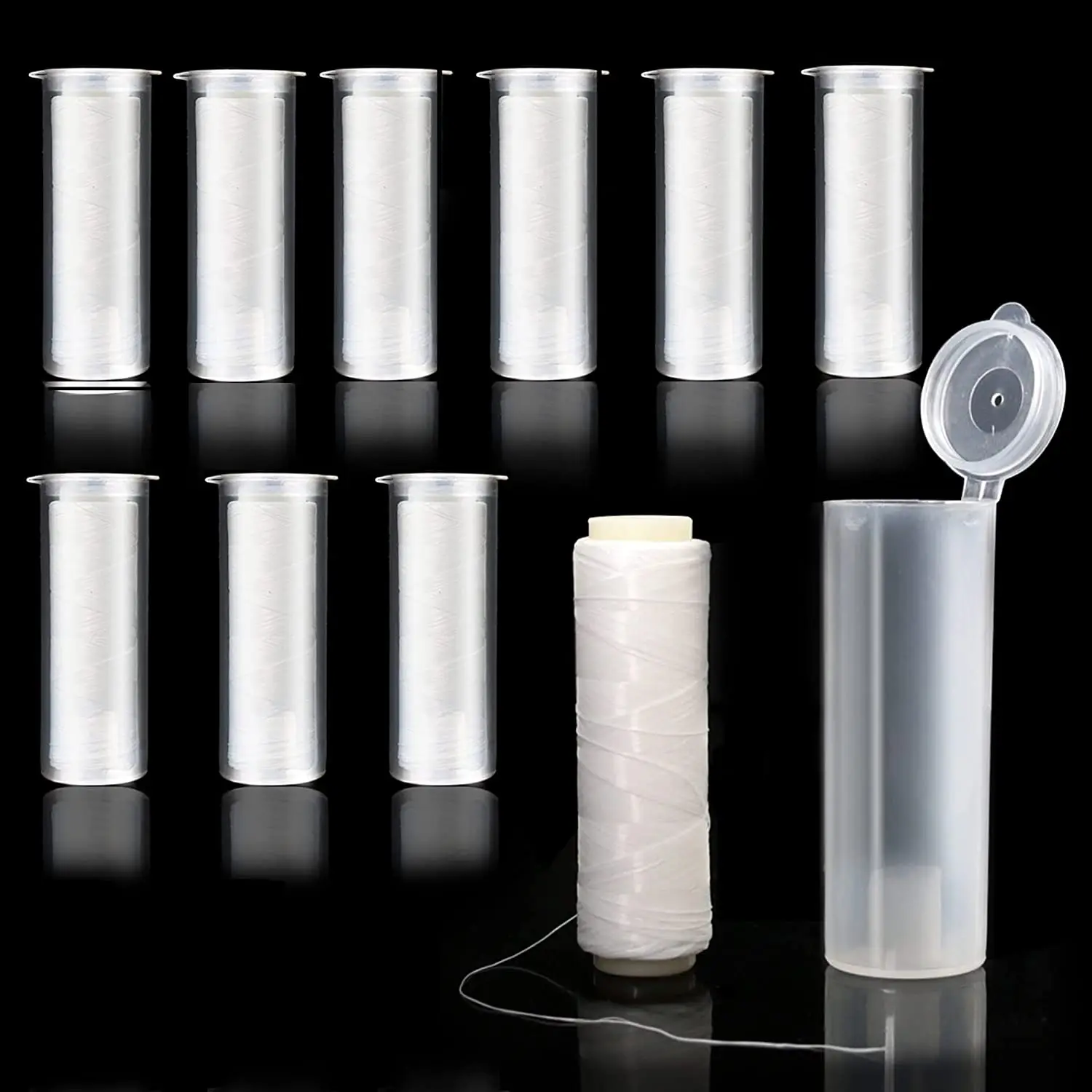 Maximumcatch 100/200m 0.2mm/0.25mm Strong Polyester Fishing Bait Elastic Thread Spool Invisible Fishing Line Bait