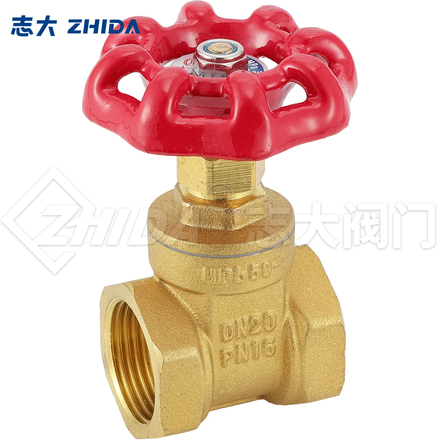 Copper gate valves DN15 DN20 DN25 DN32 BSPP Female thread water valve switch valve Internal thread brass Gate valves