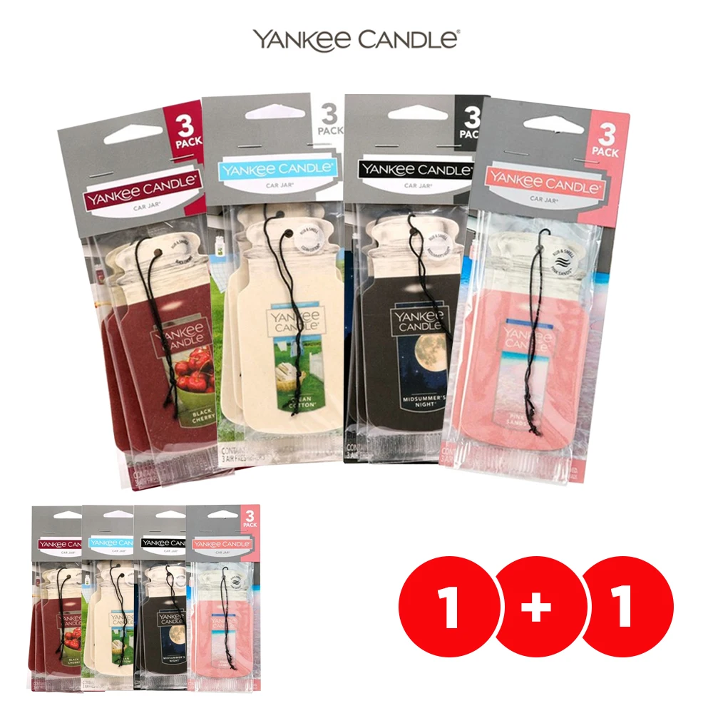 [Genuine] (1 + 1) Yankee Candle Kaza 3-pack car fragrance (tack 1)