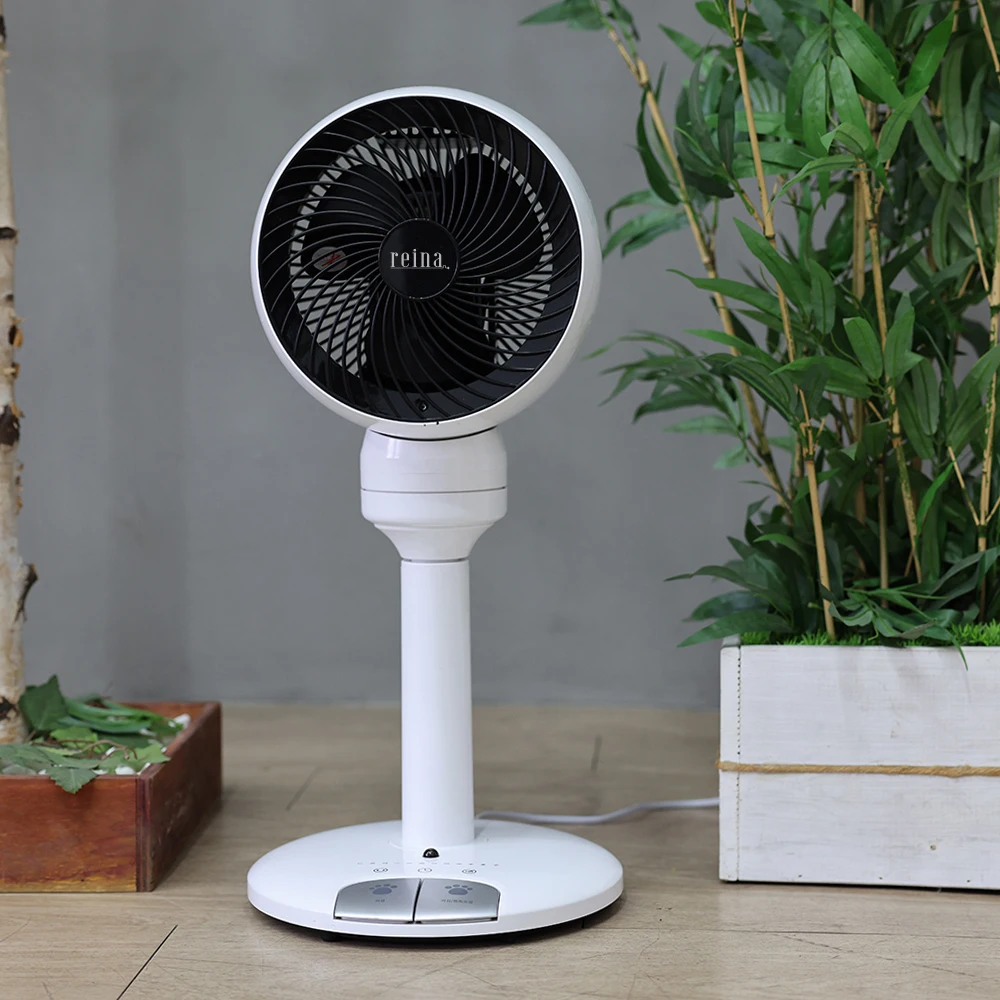 Reina Circulator Circular fan remote control for foot three-level rotating air circulation household office moisture-drying gas dry laundry low noise timer RF-8080R
