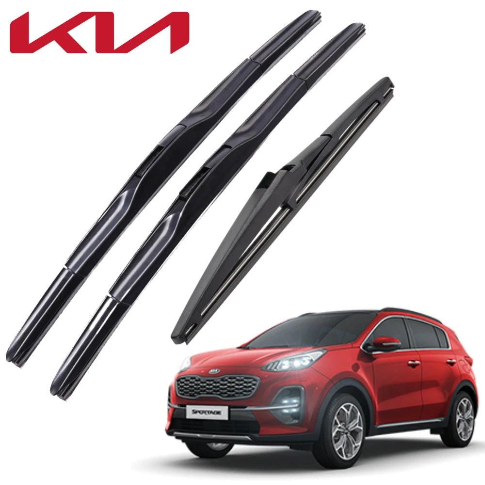 Kia Sportage Wiper Blade Window Brush Front Rear 1+1+1